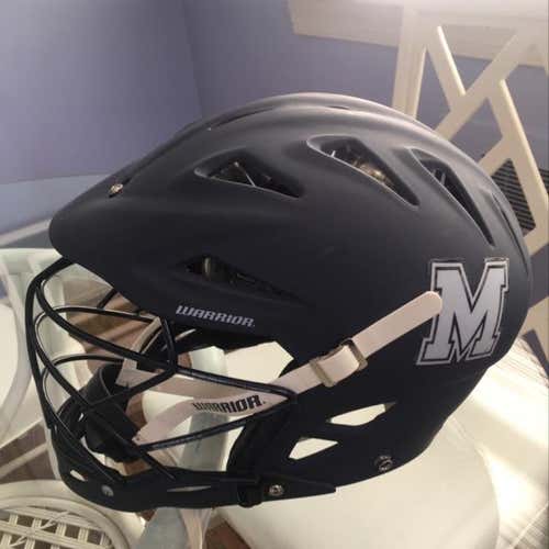 Game Worn Middlebury Warrior Regulator Helmet