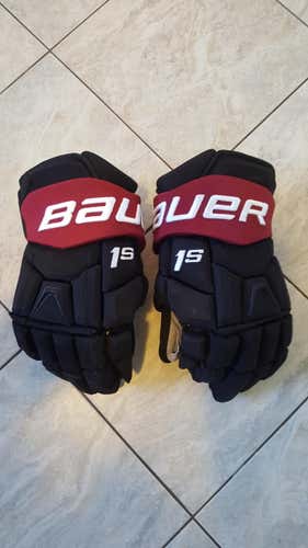 Bauer 1s Rinaldo pro stock gloves, 14"