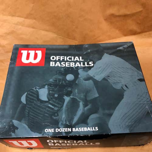 BRAND NEW Wilson Official Baseballs (12)