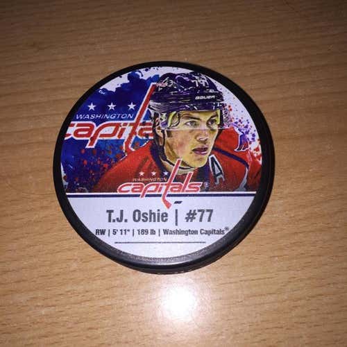 Brand New T.J Oshie Capitals Puck