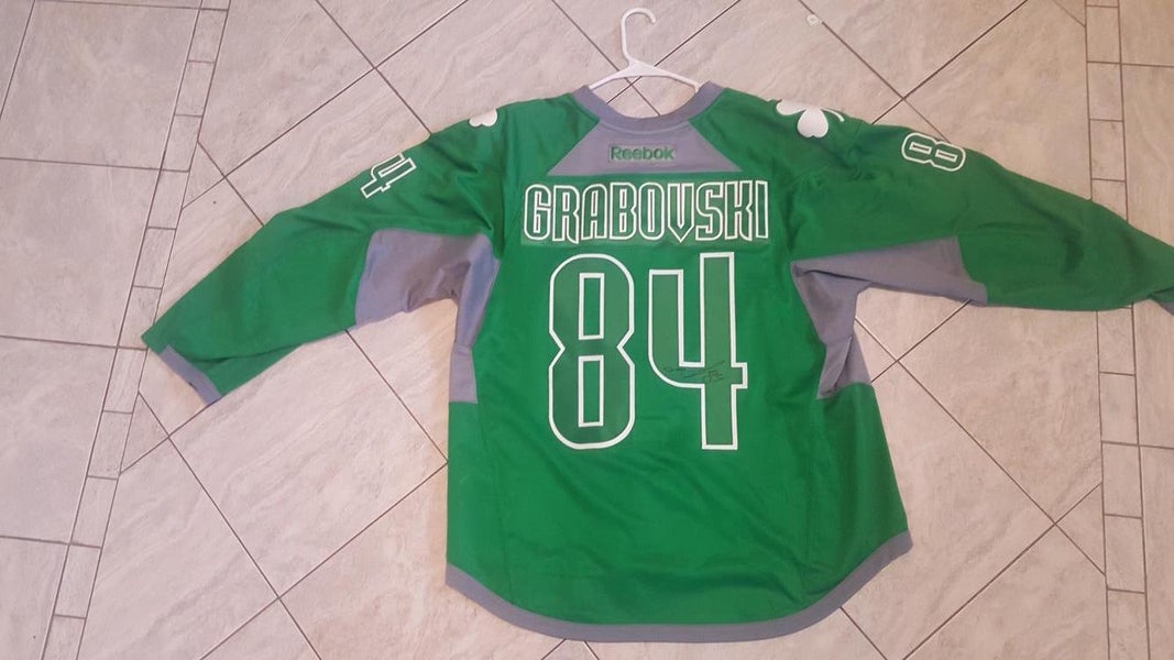 Signed and game worn Mikhail Grabovski islanders St. Patricks Day jersey |  SidelineSwap
