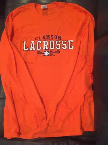 Clemson Mens Lacrosse Long Sleeve Tshirt