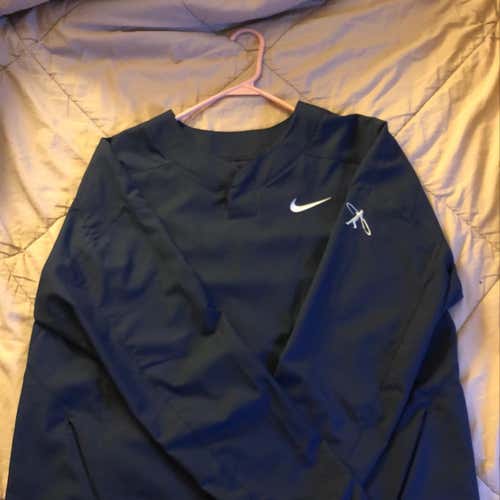 Navy Blue Swingman Cage Jacket