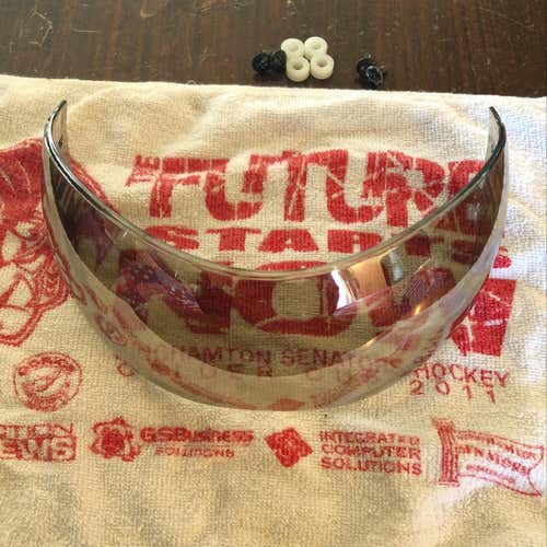 Bauer HS22 Wave Visor. Mirrored Tint