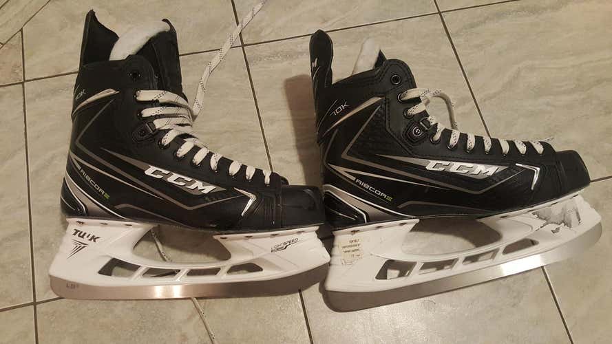 New CCM 70k Jason Spezza pro stock, 9.5D, edge holders, ls3 steel