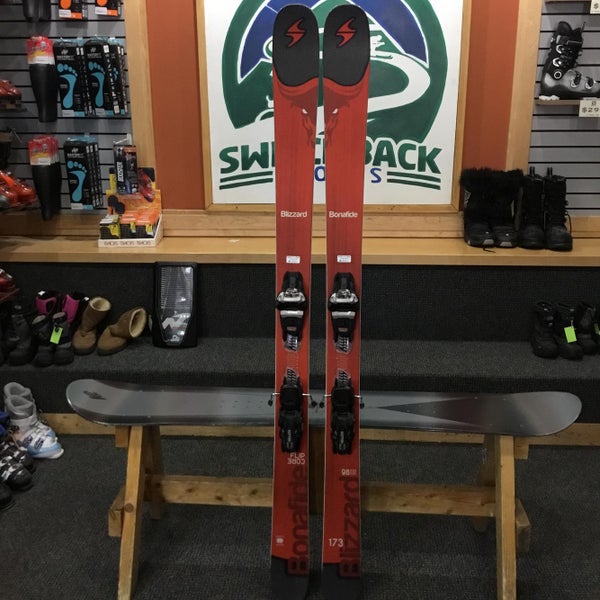 Blizzard Bonafide 173CM- USED with Marker Squire Bindings - 2017