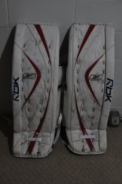 Reebok Premier II Goalie Leg Pads Dubnyk AHL (Springfield) Pro Return