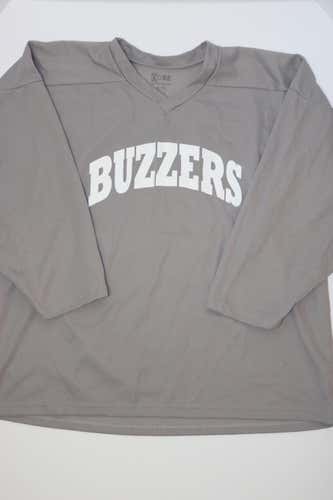 St. Micheal's Buzzers Practice Jersey XL Grey New