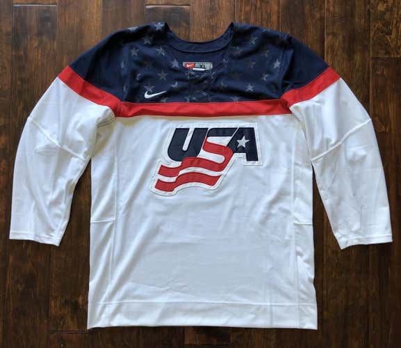 New Team USA Nike IIHF Game Jersey Sz XL