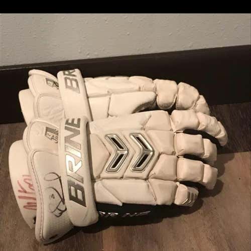 White Brine Messiah Lacrosse Gloves (repost)