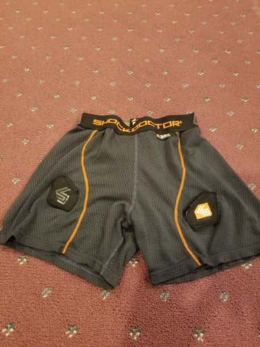 Shock Doctor Hockey Compression Shorts with Velcro - Youth Extra Small