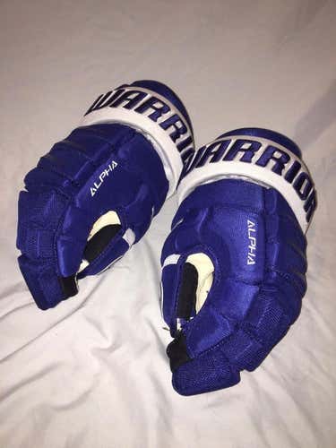 New Warrior Alpha QX Pro Gloves Senior Toronto Maple Leafs