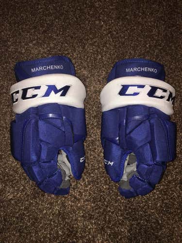 Toronto Maple Leafs CCM HG12 Pro Stock Gloves 14"