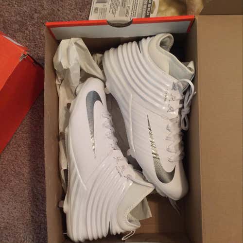 Mens Nike Trout White Baseball Cleats