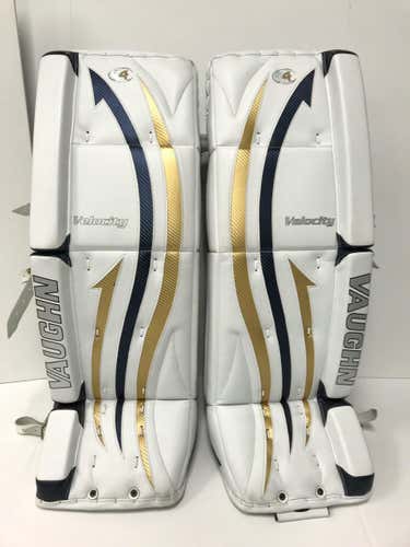 Vaughn Goalie Leg Pads Notre Dame Colors 34 +1.5