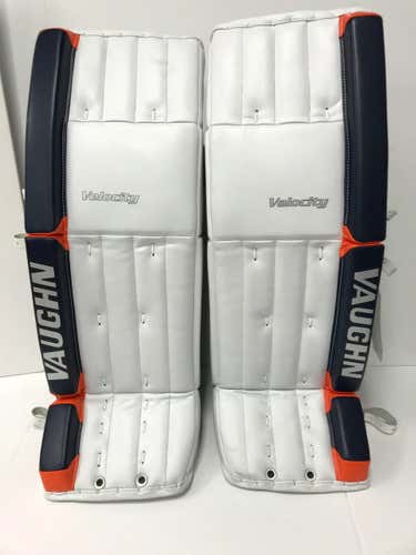 Vaughn Goalie Leg Pads Islanders Colors 34 +1.5