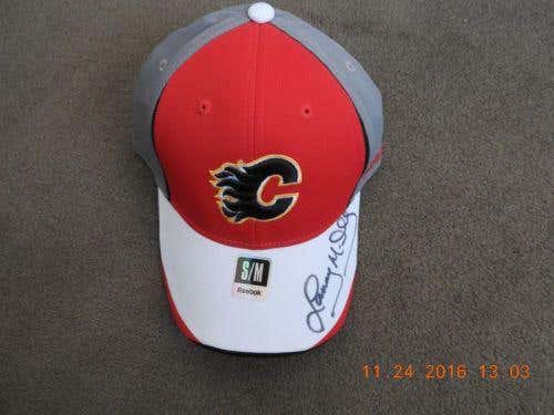 Autographed Lanny McDonald Calgary Flames Hat