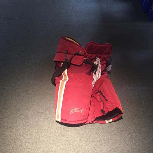 Warrior Pro Stock Denver Pioneers Hockey Pants Senior Medium