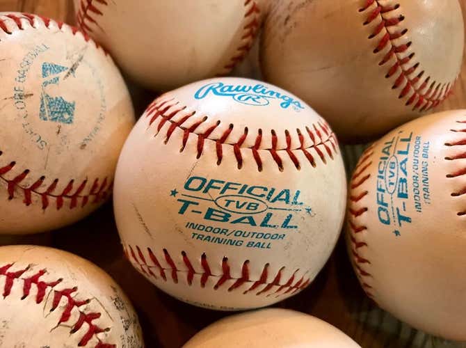 Rawlings (Assorted) Soft T-Balls, 3 Dozen (36 Total)