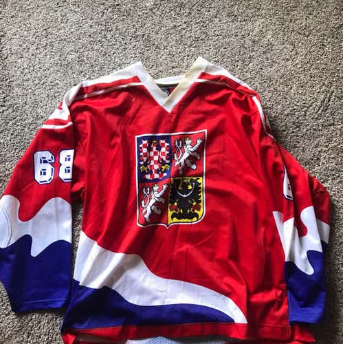 Czech Jagr Hockey Jersey