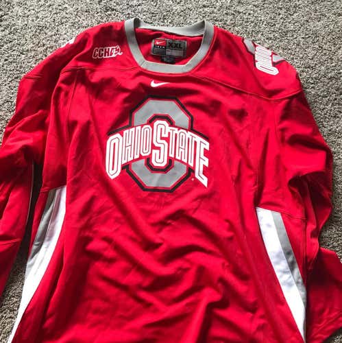 Ohio State college hockey jersey