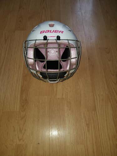Bauer Youth Girls Helmet w/ Cage