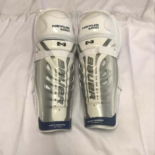 New - Bauer Nexus 6000 Shin Guards - 14”