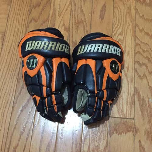 Warrior Kingpin Black And Orange Gloves