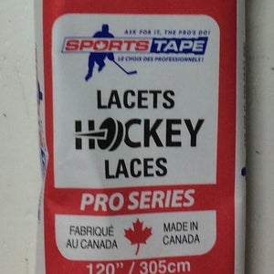 3 PACK White Thin UnWaxed Sports Tape Hockey Skate Laces