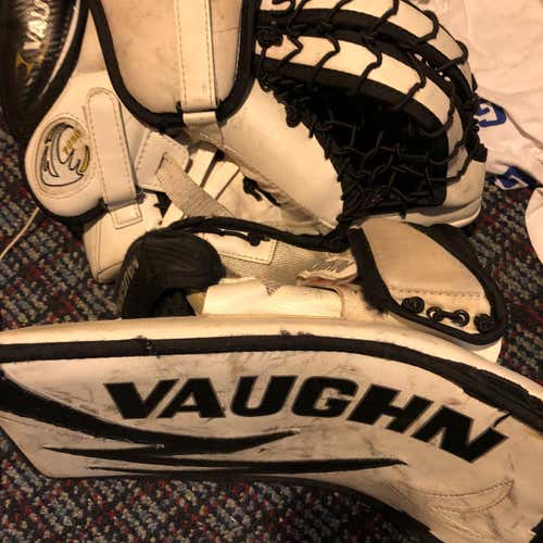 Used blocker and glove still have life