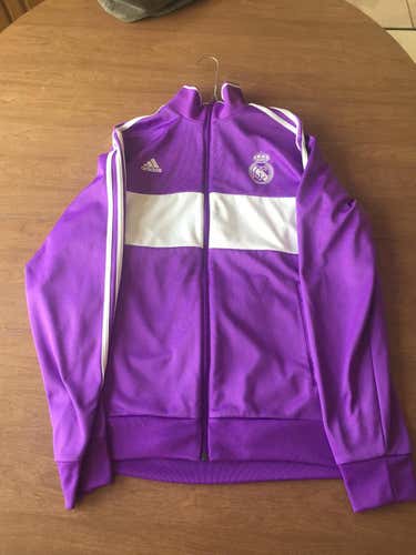 Like New Real Madrid Warm up Jacket Purple