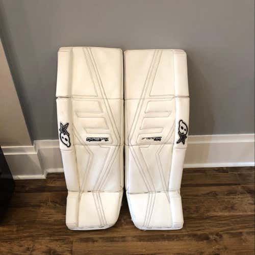 Brian’s GNetik II G-Netik 2 Pro Leg Pads White In Great Condition