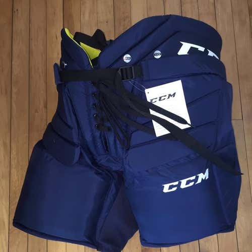 Brand New CCM Premier 1.9 Goalie Pants, Size Large, Navy