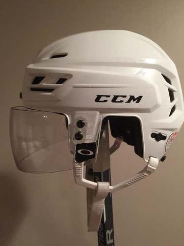 CCM Resistance 300 Helmet w/ Oakley straight visor