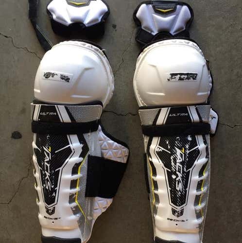 CCM Ultra Tacks Shin Pads Size 15”