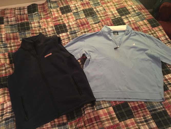 Vineyard Vines Vest & Johnnie-O 1/4 Zip
