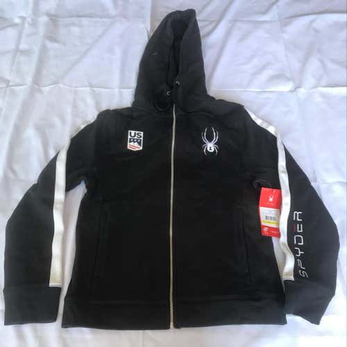 US Ski Team Vintage Fleece Full Zip Hoodie - Medium NK46