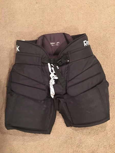 Black 18K Reebok Goalie XL Pants Junior