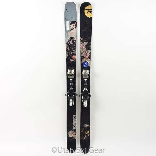 USED 168 Rossignol S110W Skis 10/11 Marker Squire 11 Women's Powderski