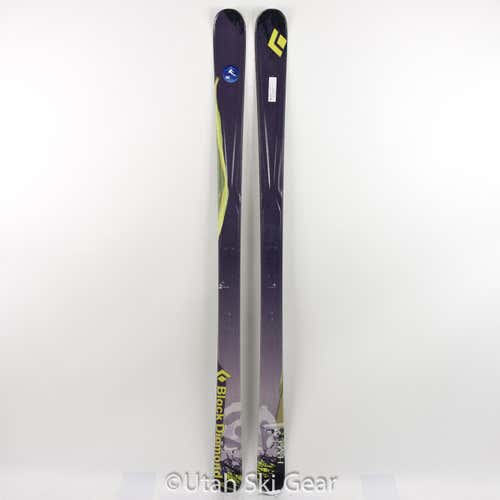 USED 185 Black Diamond Skis 08/09 – Twintip All-Mountains Ski