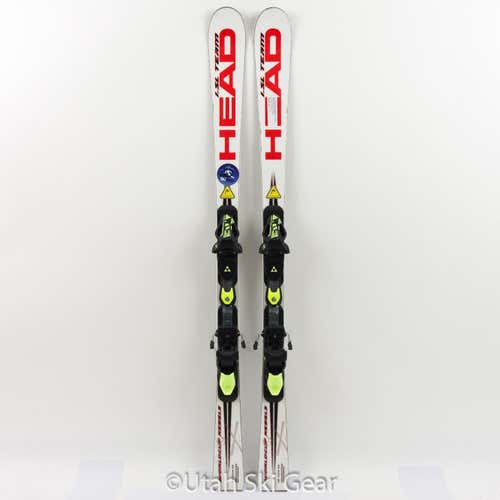USED 141 Head Worldcup Rebels I.SL Team Race Skis 13/14 Fischer RC4 Z11