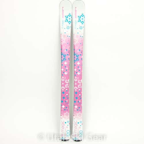 90 Elan Lil' Magic Skis 2015/16 NEW | Youth Girl's Cute Pink Snowflakes Rocker