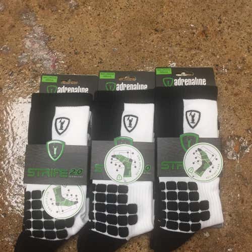 New S/M Adrln Strife Socks 3 Pack