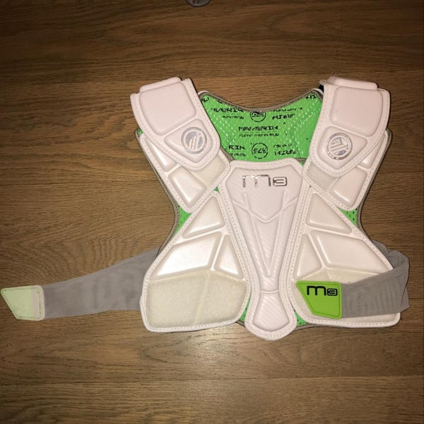 Brand New Maverik M3 All White Shoulder Pads