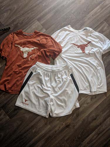 Nike Men’s Texas Lacrosse shirts and shorts