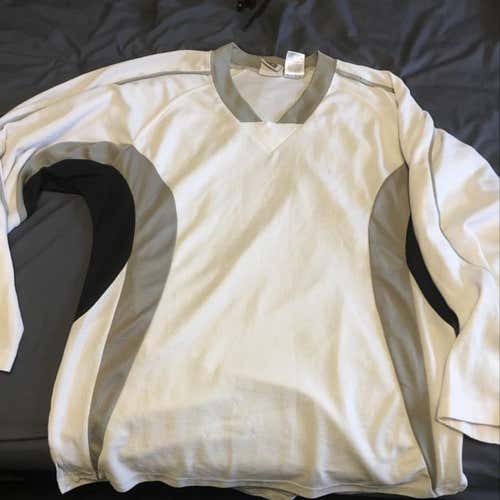 White Kamazu Hockey Jersey - Medium