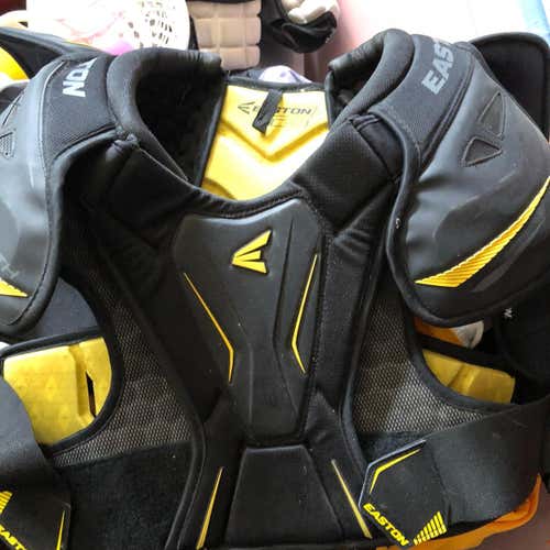 Easton Lacrosse Shoulder Pads Large (Black) (Used)