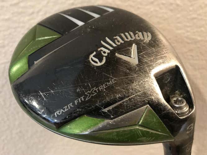 Callaway RAZR Fit Xtreme 15* fairway metal with Aldila Trinity 75-gram Regular Flex shaft
