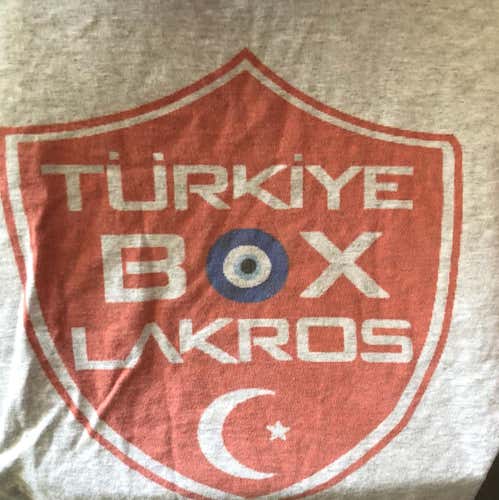 Turkiye Box Lakros- Turkey Box Lacrosse T Shirt(Size:Large, But Fits More Like A Medium IMO)