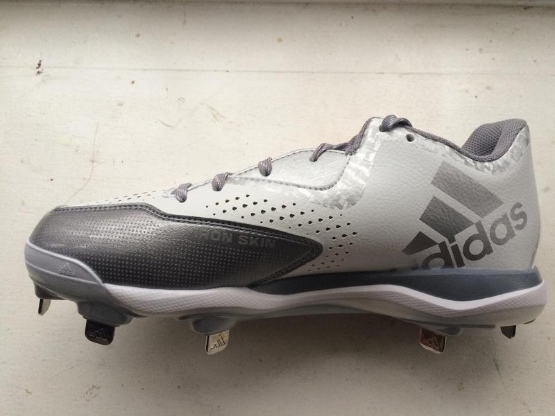 New Adidas Men's Metal Baseball Cleats Size 10